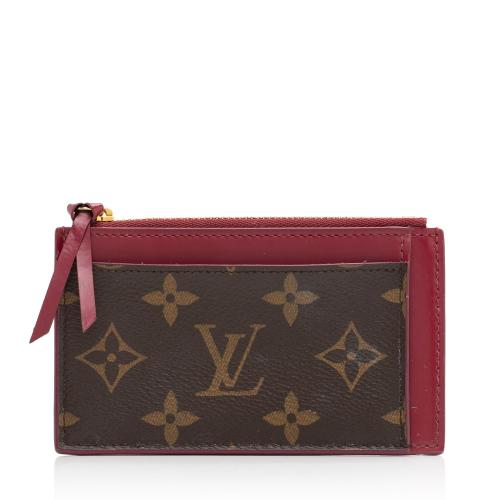 Louis Vuitton Monogram Canvas Zipped Card Holder