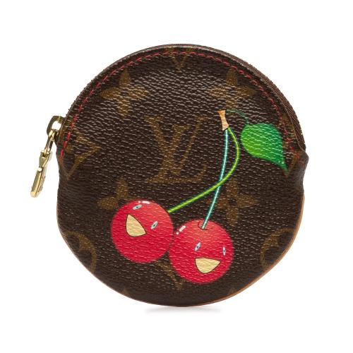 Louis Vuitton Monogram Cerises Porte-Monnaie Round Coin Purse