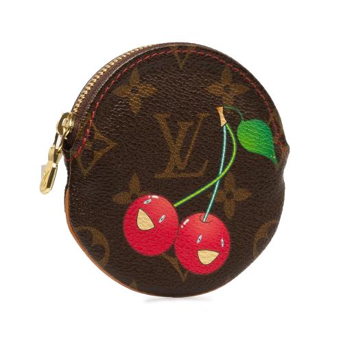 Louis Vuitton Monogram Cerises Porte-Monnaie Round Coin Purse