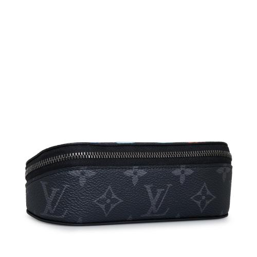 Louis Vuitton Monogram Eclipse Graffiti Glasses Pouch GM