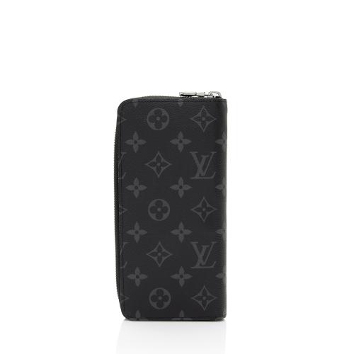 Louis Vuitton Monogram Eclipse Vertical Zippy Wallet