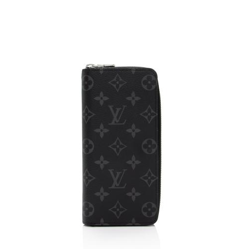 Louis Vuitton Monogram Eclipse Vertical Zippy Wallet