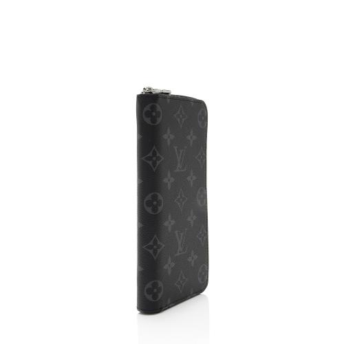 Louis Vuitton Monogram Eclipse Vertical Zippy Wallet