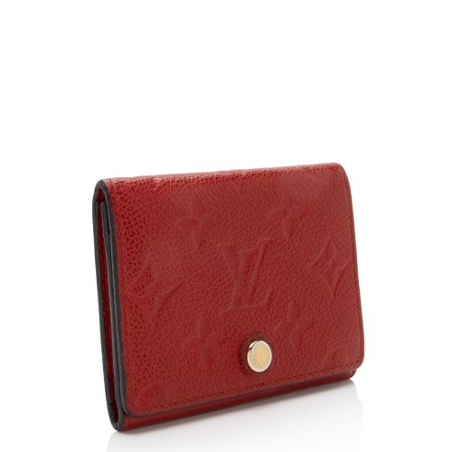 Louis Vuitton Monogram Empreinte Business Card Holder