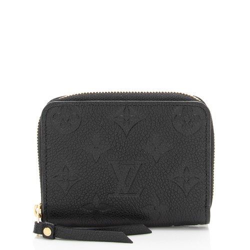 Louis Vuitton Monogram Empreinte Zippy Coin Wallet