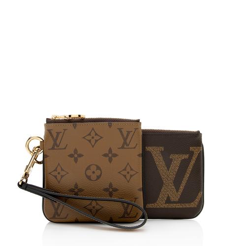 Louis Vuitton Giant Monogram Canvas Trio Pouch