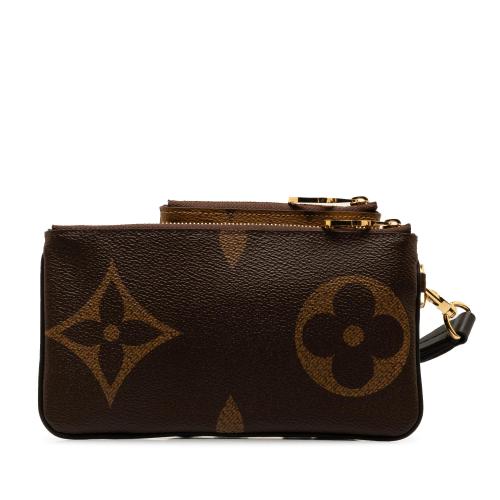 Louis Vuitton Monogram Reverse Giant Trio Pouch