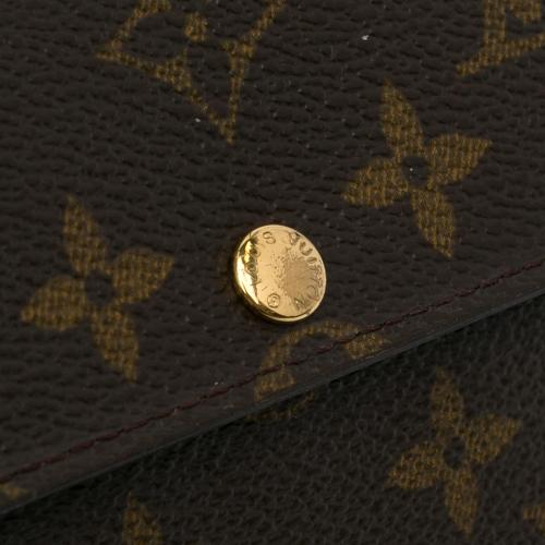 Louis Vuitton Monogram Sarah Long Wallet