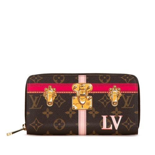 Louis Vuitton Monogram Summer Trunks Zippy Long Wallet