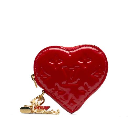 Louis Vuitton Monogram Vernis Heart Coin Purse