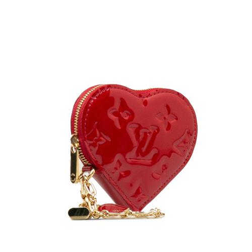 Louis Vuitton Monogram Vernis Heart Coin Purse