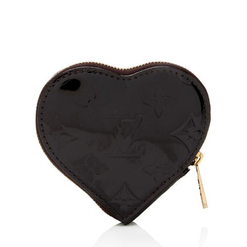 Louis Vuitton Monogram Vernis Heart Coin Wallet