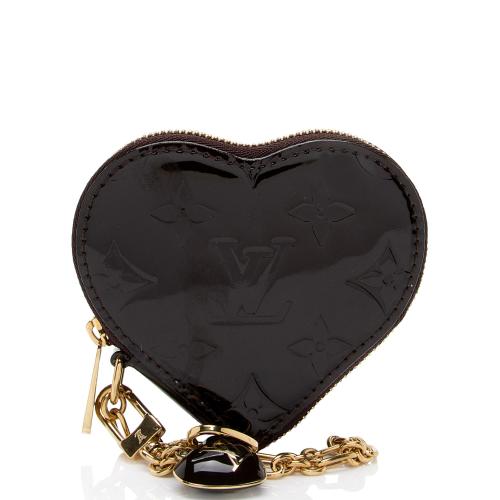 Louis Vuitton Monogram Vernis Heart Coin Wallet