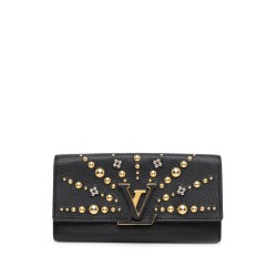 Louis Vuitton Studded Taurillon Sol Capucines Wallet