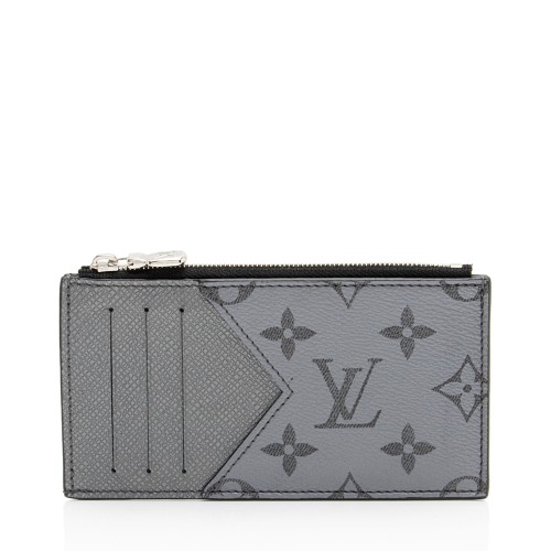 Louis Vuitton Taigarama Leather Coin Card Holder