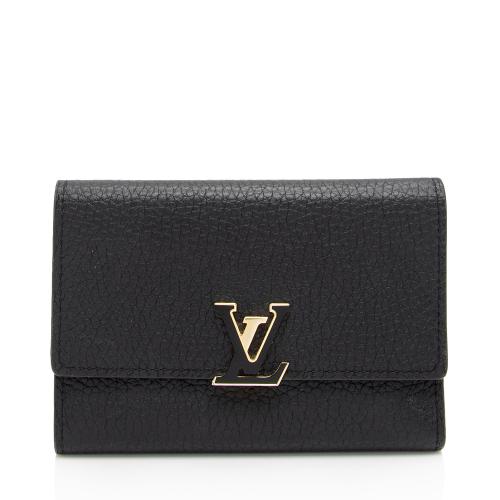 Louis Vuitton Taurillon Capucines Compact Wallet