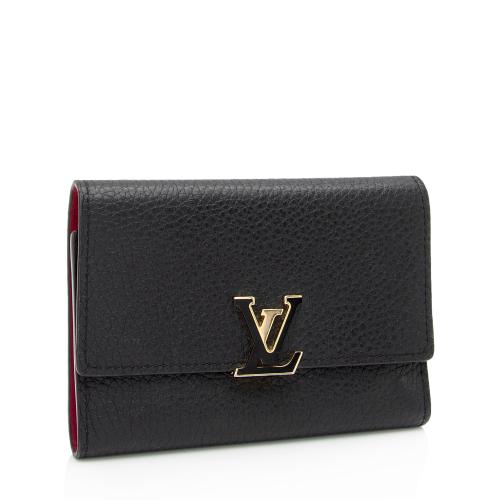 Louis Vuitton Taurillon Capucines Compact Wallet