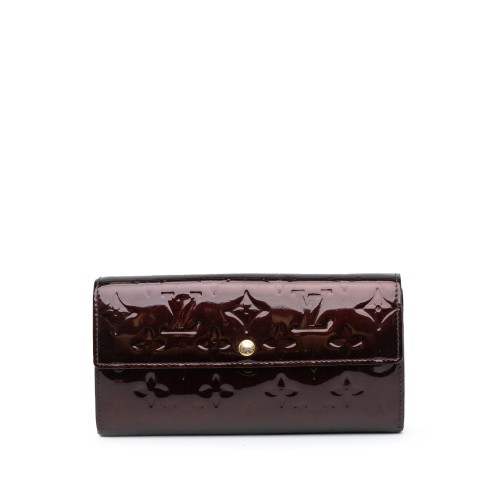 Louis Vuitton Vernis Sarah Long Wallet