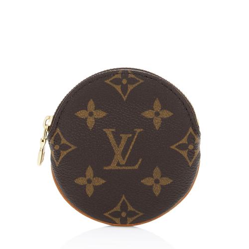 Louis Vuitton Vintage Monogram Canvas Round Coin Pouch