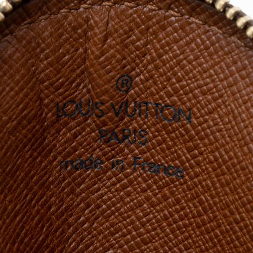 Louis Vuitton Vintage Monogram Canvas Round Coin Pouch