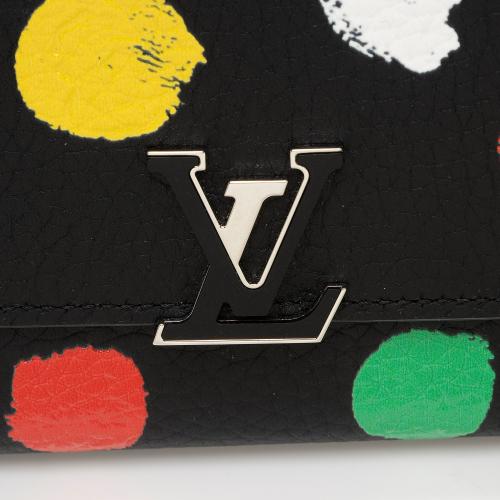 Louis Vuitton x YK Leather Dots Capucines Compact Wallet