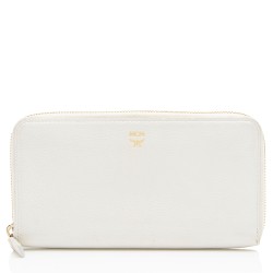 MCM Leather Milla Zip Around Wallet