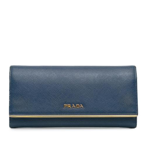 Prada Saffiano Continental Wallet