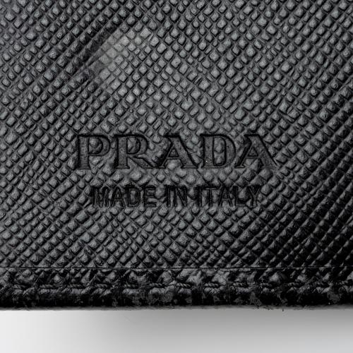 Prada Saffiano Leather 6 Key Holder