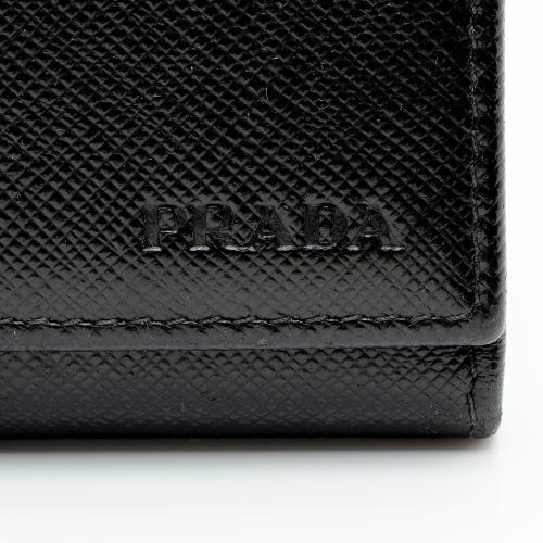 Prada Saffiano Leather 6 Key Holder