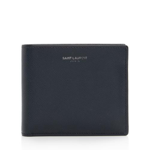 Saint Laurent Grain de Poudre Paris Bi-Fold Wallet