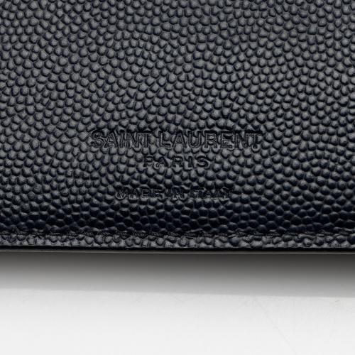 Saint Laurent Grain de Poudre Paris Bi-Fold Wallet