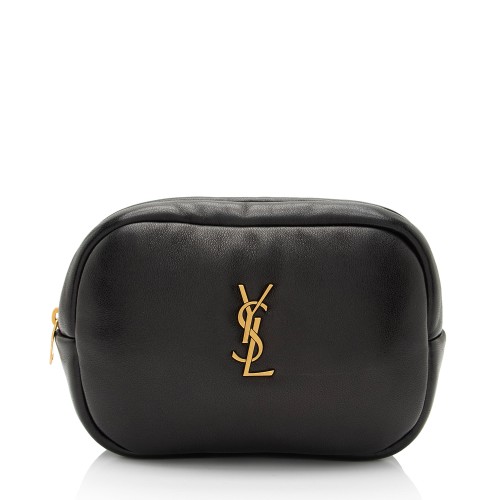 Saint Laurent Lambskin Calypso Mini Cosmetic Pouch