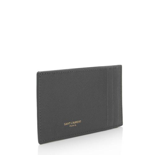 Saint Laurent Leather Card Case Insert