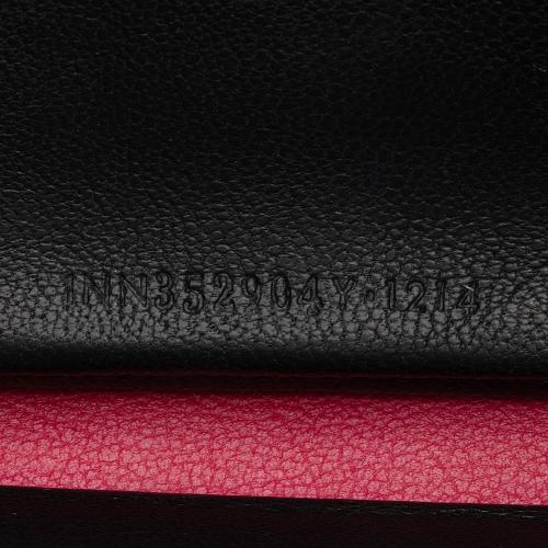 Saint Laurent Leather Monogram Belle du Jour Zip Around Wallet