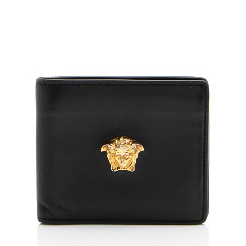 Versace Leather La Medusa Bifold Wallet