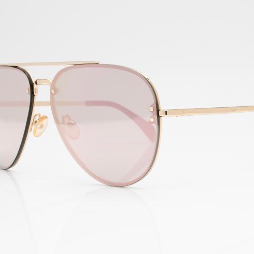 Celine Mirror Aviator Sunglasses