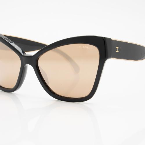 Chanel CC Cat Eye Sunglasses