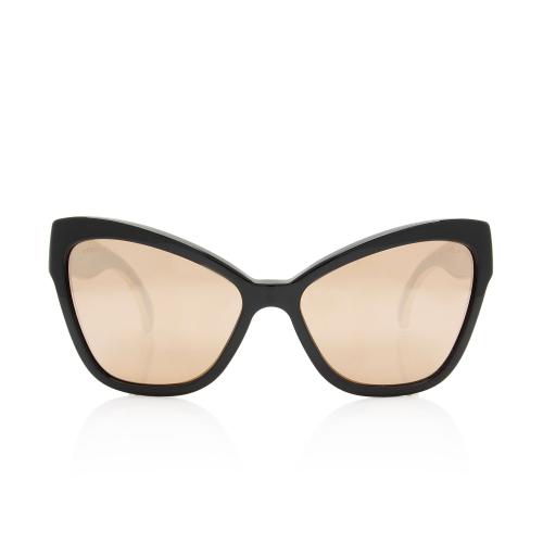 Chanel CC Cat Eye Sunglasses