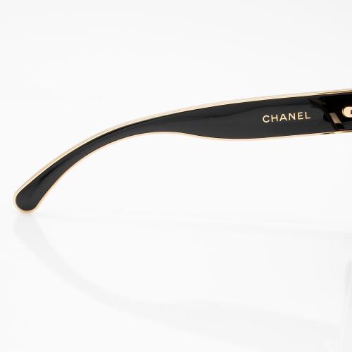 Chanel CC Cat Eye Sunglasses