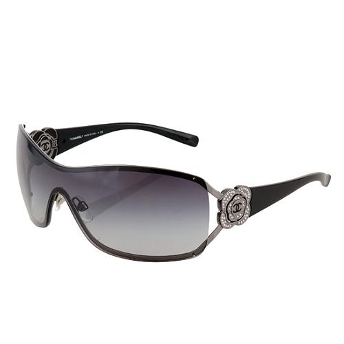 Chanel Camellia Shield Sunglasses