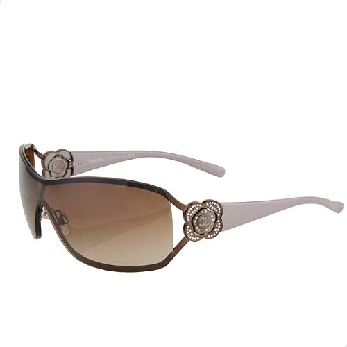 Chanel Camellia Shield Sunglasses