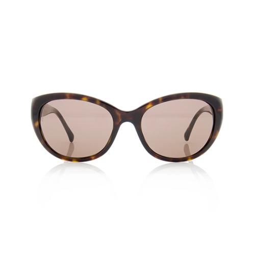 Chanel Cat Eye Camellia Sunglasses