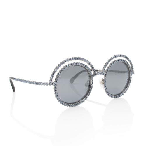 Chanel Pearl Round Sunglasses