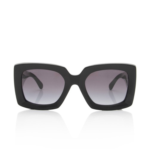 Chanel CC Oversize Rectangle Sunglasses