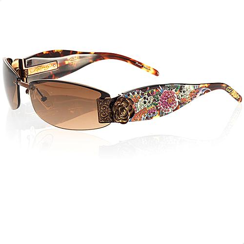 Ed Hardy Skull Butterflies Sunglasses