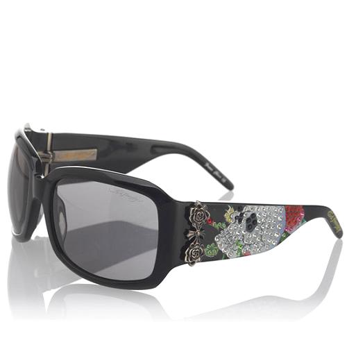 Ed Hardy Skull & Roses Sunglasses