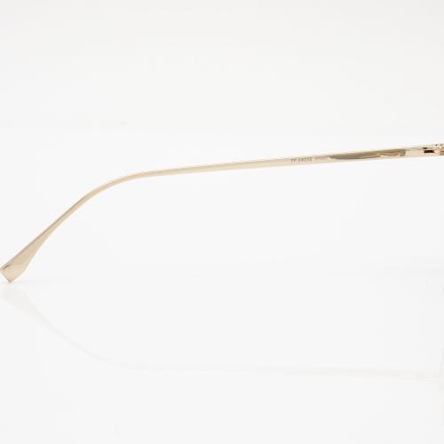 Fendi Metal Rimless Cat Eye Sunglasses