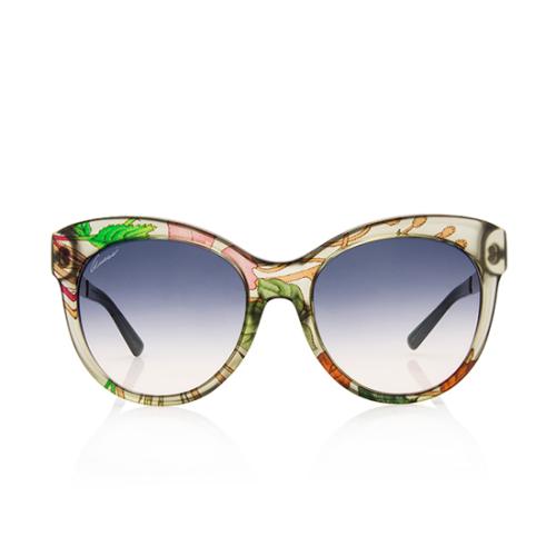 Gucci Floral Cat Eye Sunglasses