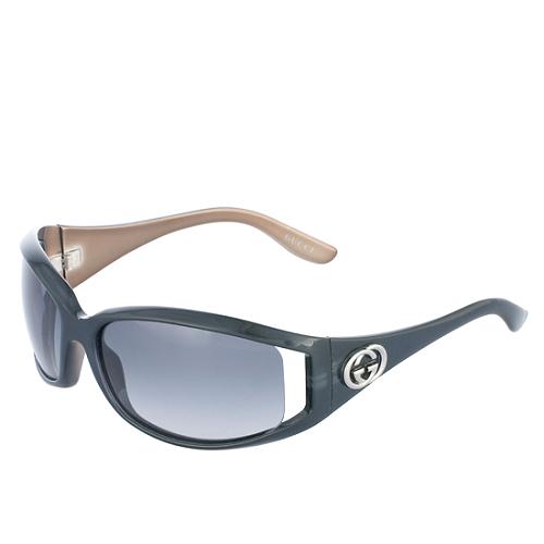 Gucci GG Logo Round Sunglasses