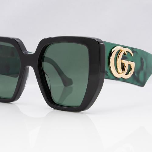 Gucci GG Oversized Rectangular Sunglasses